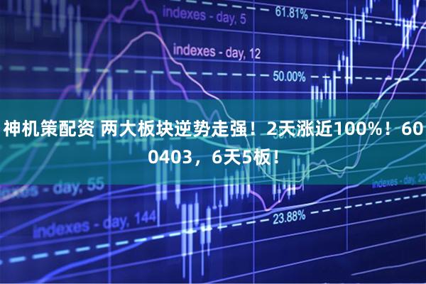 神机策配资 两大板块逆势走强！2天涨近100%！600403，6天5板！